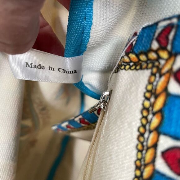 Brighton Believe In Love Canvas Tote Bag “all you need is love” NWOT - Picture 8 of 8